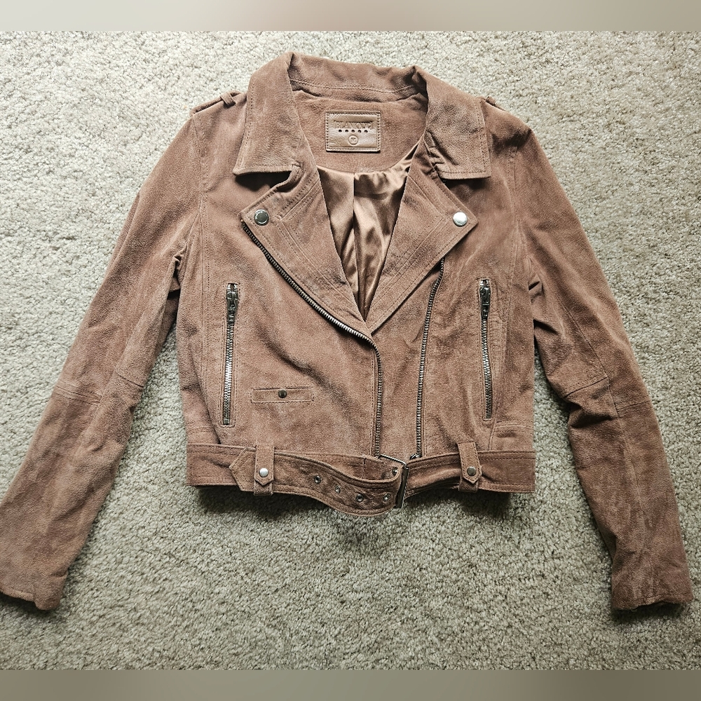 Blank NYC Suede Moto Jacket